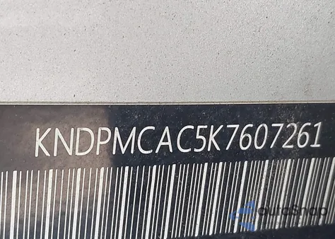 2019 Kia Sportage Lx z USA, uszkodzony, nr VIN KNDPMCAC5K7607261